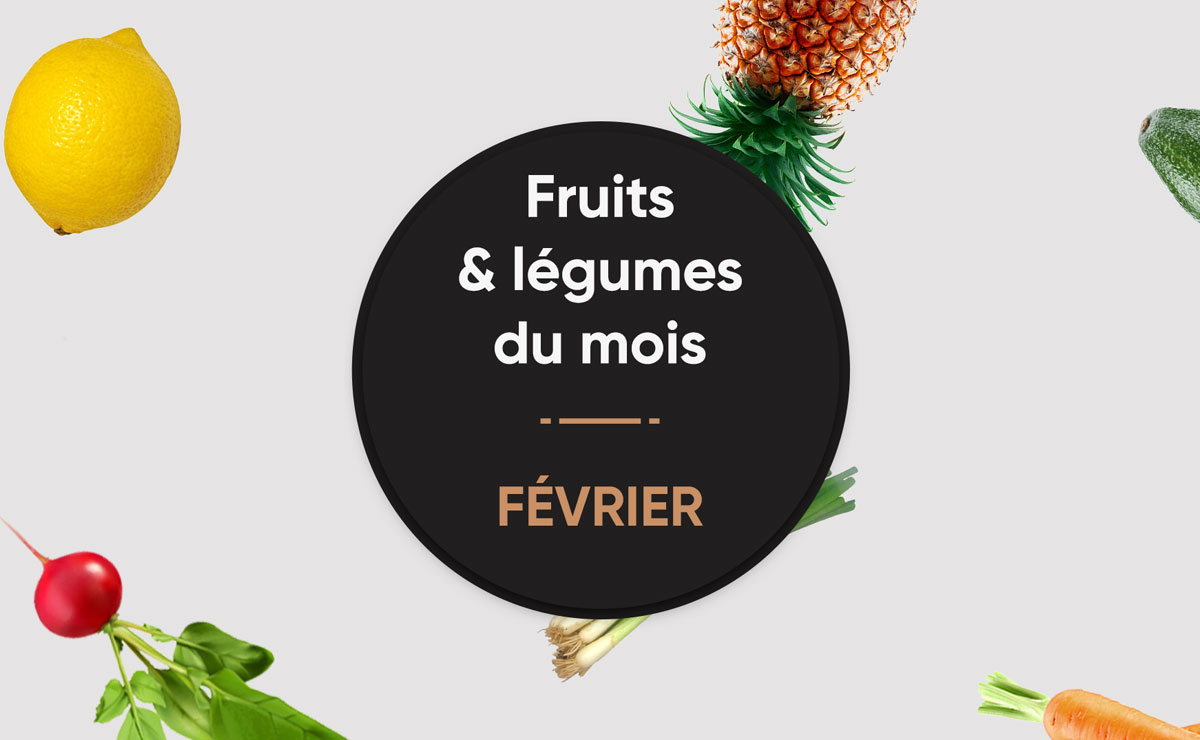 Les fruits et légumes du mois de Février