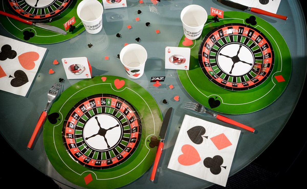 Un apéritif dînatoire sur le thème du casino