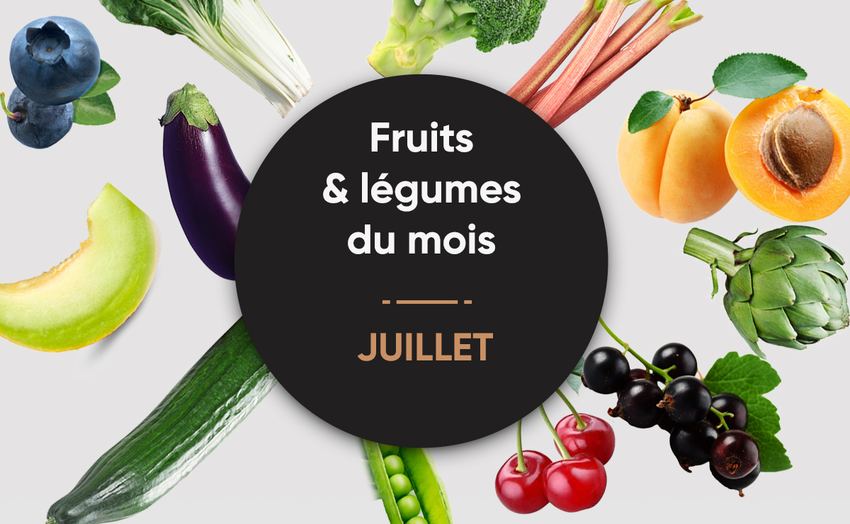 Les fruits et légumes du mois de juillet