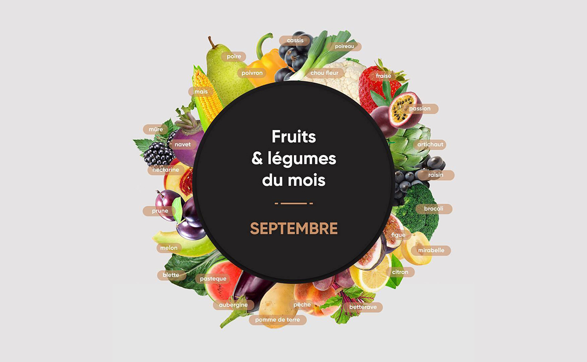Les fruits et légumes du mois de septembre