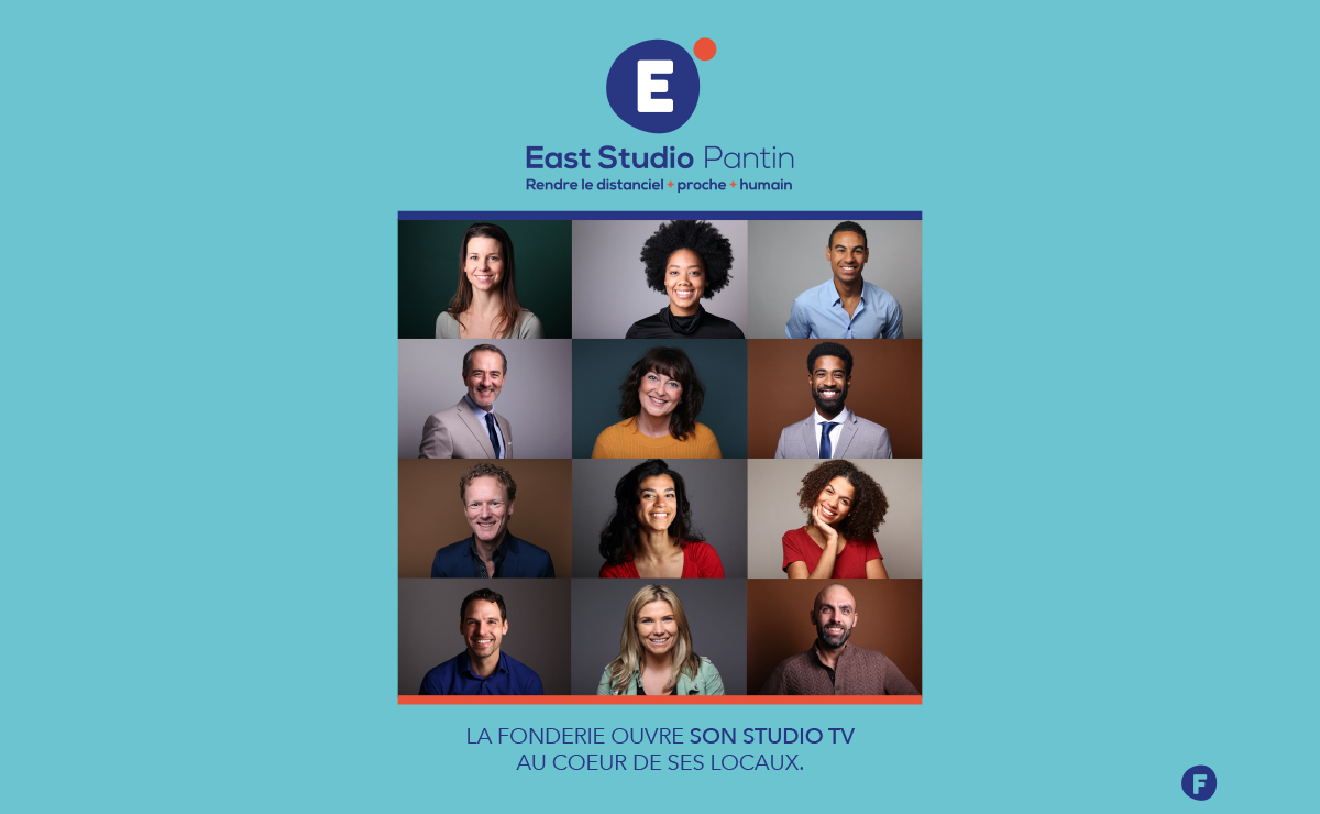 East Studio Pantin – Le studio TV de l’agence La Fonderie